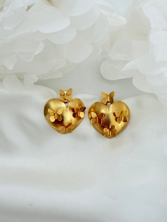 Alas de Corazon Earrings