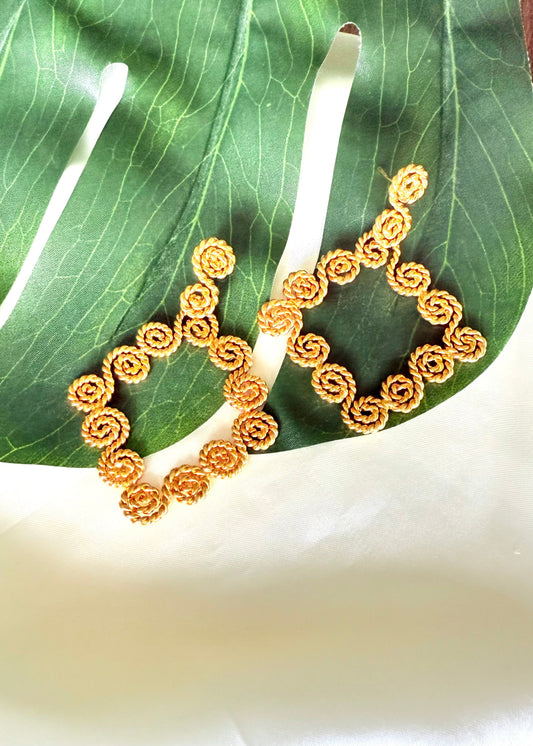 Twist of Gold Earrings
