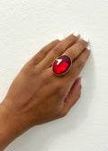 Crimson Glow Ring