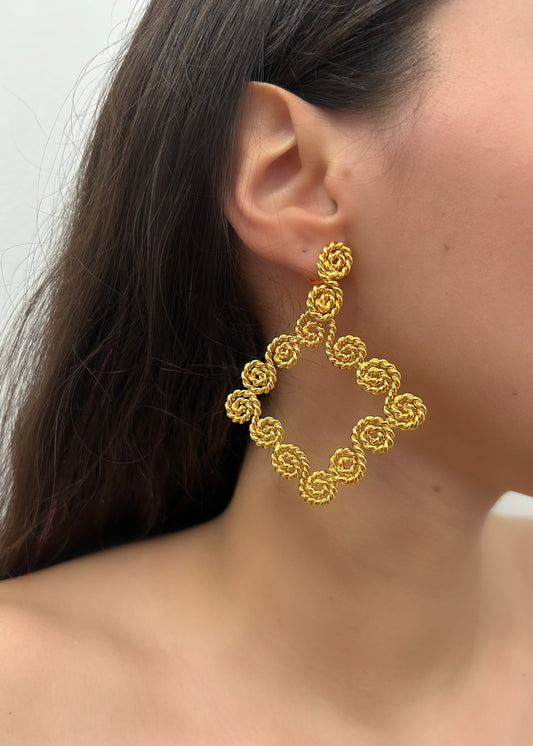 Twist of Gold Earrings