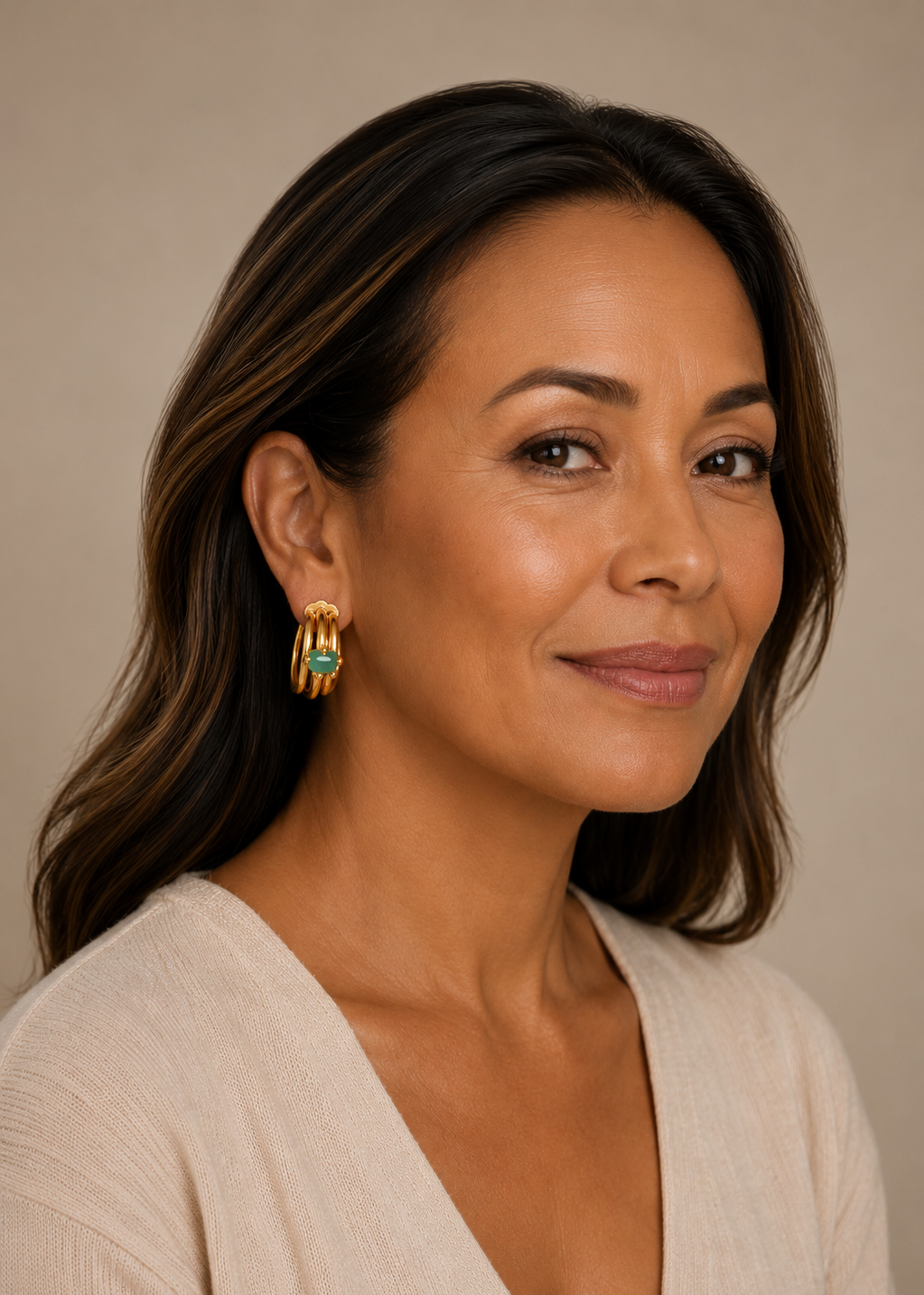 Amore Earrings – 24K gold-plated handmade jewelry by Guapíssima