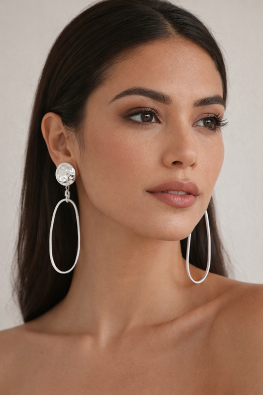Nova Earrings – 24K gold-plated handmade statement jewelry by Guapíssima
